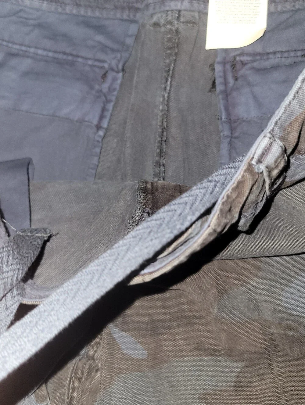 Lucky Brand Men's Blue Black Camo Cargo Shorts